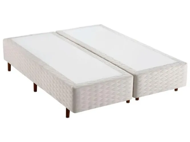 Cama King Size box bipartido direto de fábrica