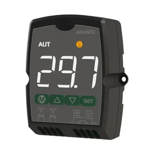 Controlador Diferencial De Temperatura New Anasol Full Gauge - Entregamos em Brasília