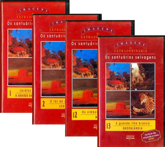 Fitas Vhs "Imagens Do Extraordinário" Em 4 Episódios