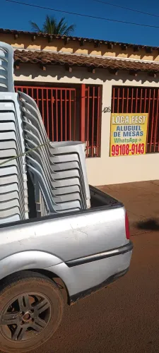 Locação de mesas e cadeiras