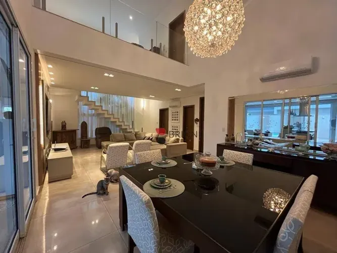 Casa sobrado alto padrão com 265 m², 04 quartos à venda no Condomínio Vila Romana em Ribei