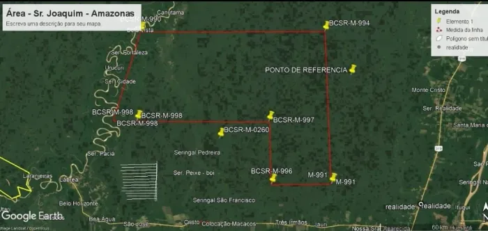 Fazenda para crédito de CARBONO, 230 mil hect. No AMAZONAS, 700.00 por hect.161 milhões.