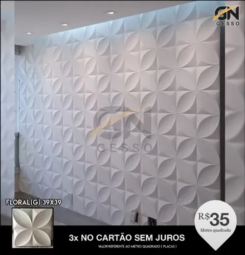 Placas de Gesso 3D