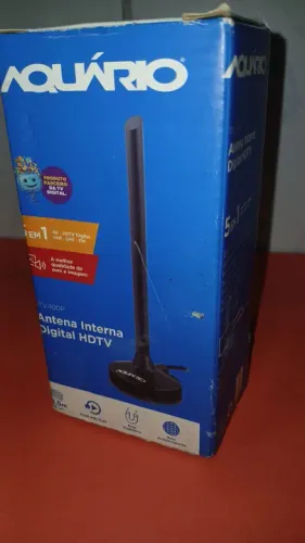 Antena Interna Digital HDTV Aquário 5m - Nova - Chama que dá negócio