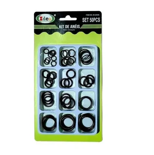 Kit aneis  Para vedação 50pçs id-2294a Borracha  Idea key
