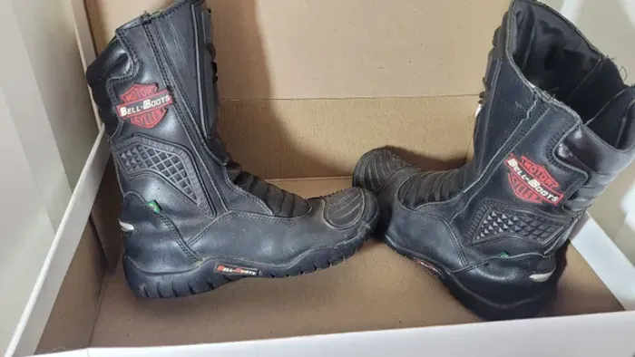 Bota para motociclista