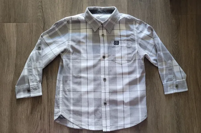Camisa Social infantil Calvin Klein