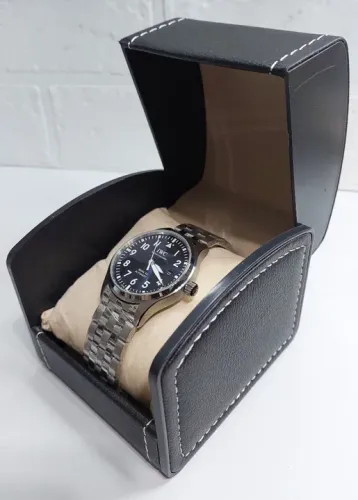 Relógio IWC Schaffausen Piloto Mark XX Fundo Preto