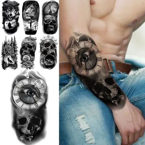 Tatuagem Realista Temporária Tatoo Resistente a Água