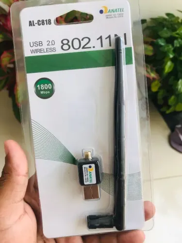 Adaptador WiFi 2.4ghz USB Wireless Novo (Garantia)
