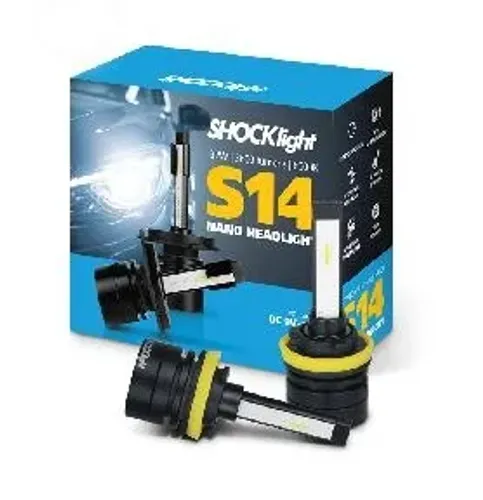 Lâmpada Super Led Shocklight 32w S14 Nano H8/h11/h16-2 6000k Farol Carro Moto