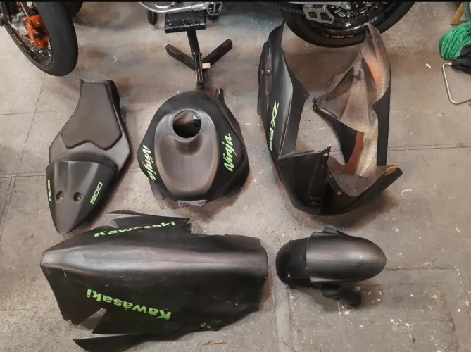 Kit carenagem de pista Zx6 kawasaki