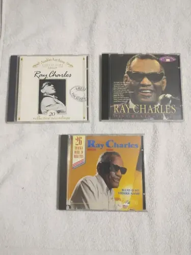 CDs originais Ray Charles 3 peças 