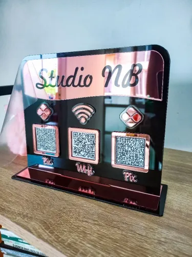 Placa Personalizada - QRs Codes