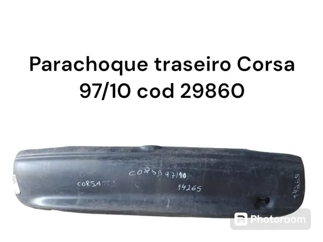 Parachoque traseiro Corsa 97/10