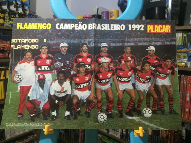 PÔSTER DO FLAMENGO CAMPEÃO BRASILEIRO