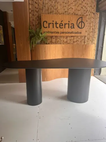 Mesa de Jantar MDF Freijó | Modelo Personalizado | Entrega em Todo o Brasil<br>