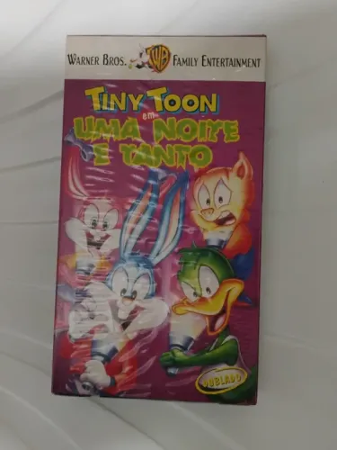 VHS  TINY TOON em uma NOITE E TANTO, perfeito, lacrado, para colecionadores, oportunidade