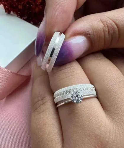 Aliança de Prata 950