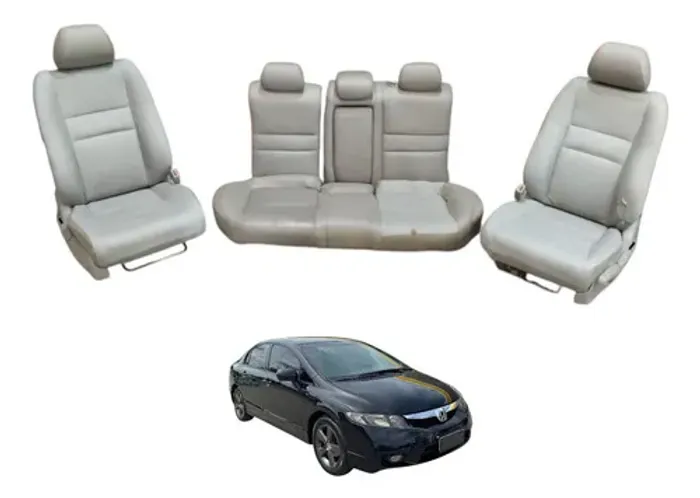 Jogo Bancos Higienizados Honda Civic G8 2007 2010 usado