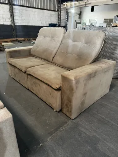 sofa retratil reclinavel a pronta entrega