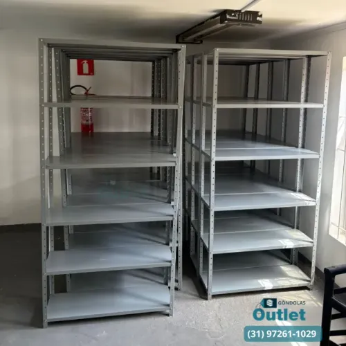 Estante de aço 40cm para estoque 