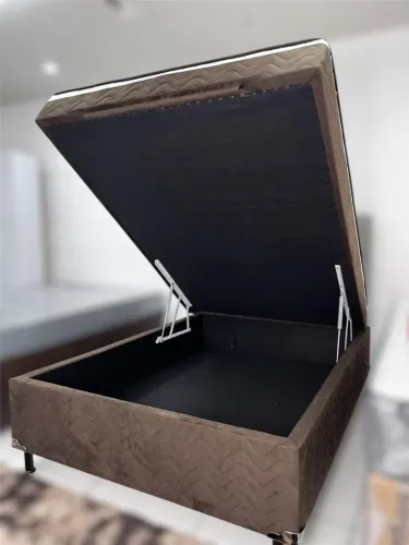 Cama Baú Casal Molas Ensacadas 150kg Cada lado Softflex Malha Fria