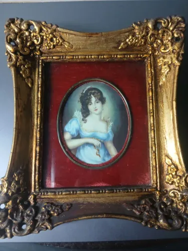 Pintura ao óleo de epoca 