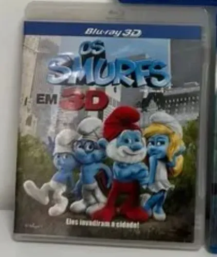 Coleção Blurays originais Smurfs 3D