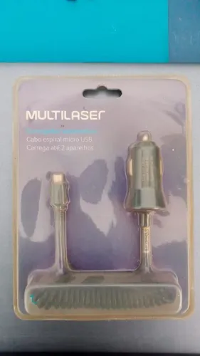 CARREGADOR AUTOMOTIVO MULTILASER USB NOVO LACRADO FRETE GRÁTIS PARA MACEIÓ