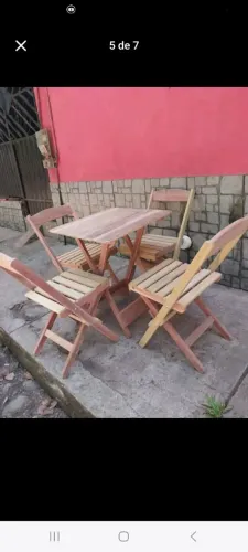 Mesas e cadeiras dobráveis!