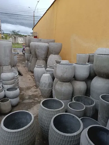 Vasos de fibra cimento para plantas - diversos tamanhos