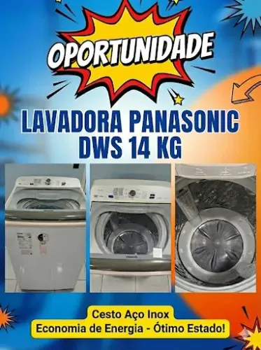 Lavadora Panasonic 14kg DWS - NA-F140B5 | Excelente Estado<br>