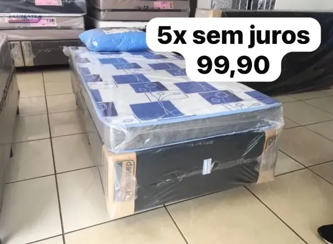 Cama box colchão d20
