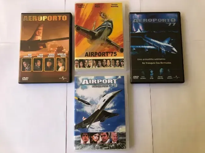 Dvds - Aeroporto /quadrilogia: 70, 75, 77 E 80 ( O Concorde)