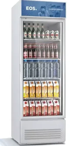 Refrigerador Expositor Vertical EOS 295 Litros Eco Gelo Branco EEV300B 220V