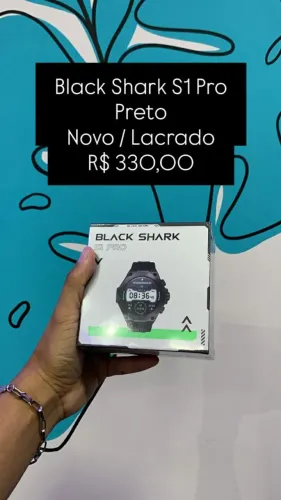 Smartwatch Black Shark S1 Pro - Preto - R$ 330,00 | Novo / Lacrado | Loja Fisica