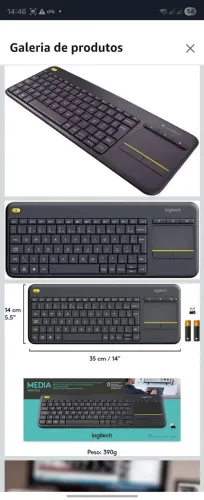 Teclado logística k400+