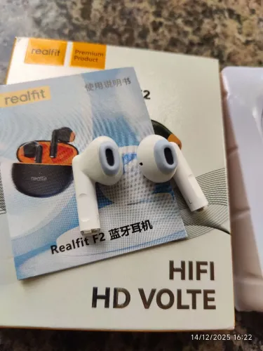 Fone Bluetooth Realfit F2 Lacrado Android e iPhone (Cores: Preto, branco, rosa e bege)