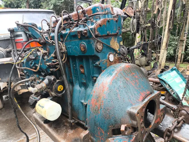  Motor diesel Q20b desliga na chave 