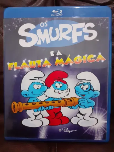 Blu-Ray Os Smurfs e a flauta mágica.