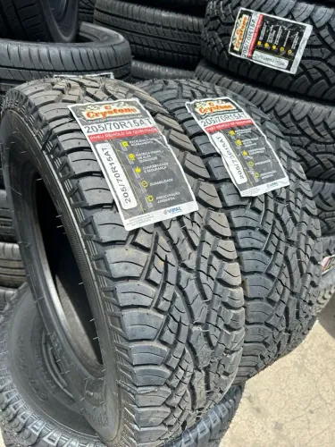 Pneus 205/70R15AT Crystone Remold de Qualidade