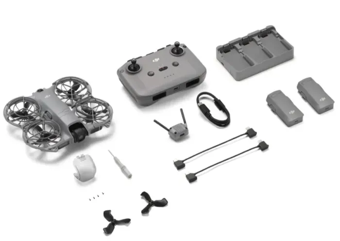 Drone DJI NEO 2 Fly More Combo (DJI RC-N3) Anatel 4K com GPS