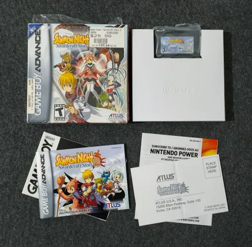 Summon Night Swordcraft Story 2 Original Americano Cib Game Boy Advance GBA