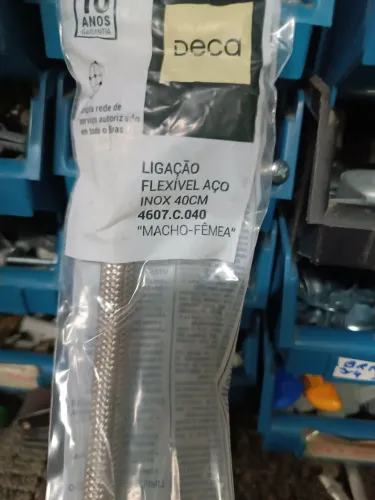 Mangueira Flexível Aço Inox 40cm Deca