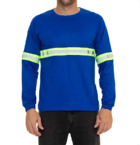 Camiseta com faixa refletiva (Uniforme obras)