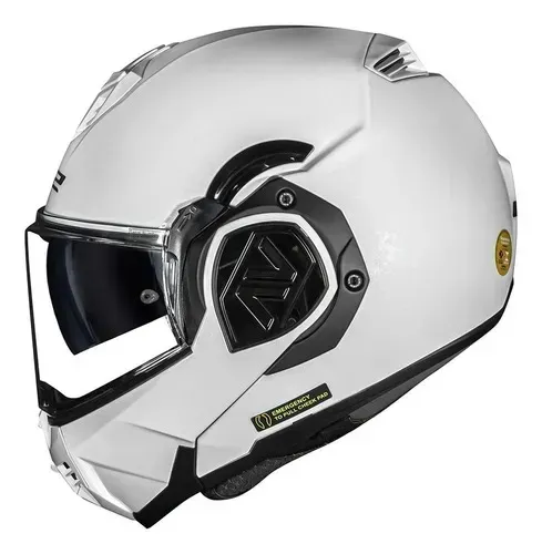 Capacete Ls2 Ff906 Advant Monocolor Branco Mais Pinlock