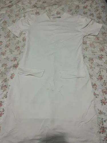 vestido branco curto