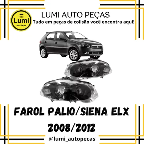 Farol Palio/Siena ELX Máscara Negra 08/12 - NOVO 