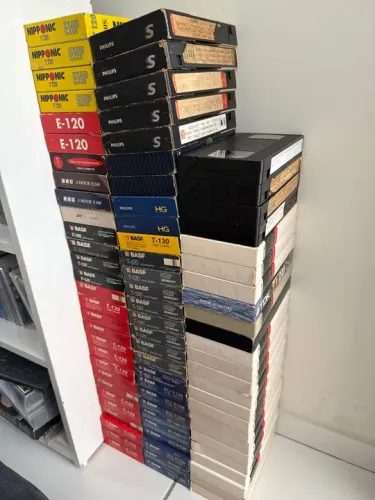 Lote de fitas VHS - Diversas marcas e modelos (ler anúncio todo)